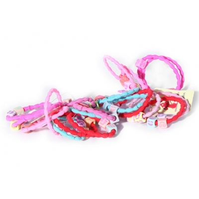 Smiley Face And Wreath Hair Rope For Children Hair Decoration